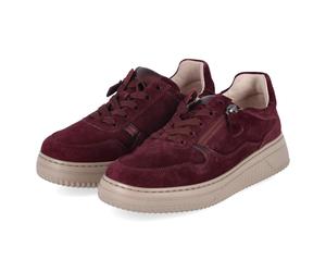 Gabor Low Sneaker - Gr. 37,5 - Rot - Rauleder