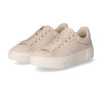 Gabor Low Sneaker - Gr. 38,5 - Beige - Rauleder
