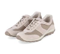 Gabor Low Sneaker - Gr. 40,5 - Beige - Leder & Textil