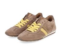 Gabor Low Sneaker - Gr. 44 - Braun - Leder & Textil