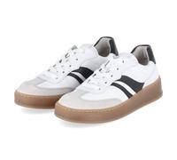 Gabor Low Sneaker Weiß - Gr. 38,5 - Leder und Textil