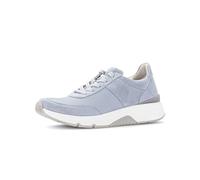 Gabor Low-Top Damen Sneaker 66.897 - Damen Schuhe mit Herausnehmbares Wechselfußbett für Einlagen - Frauen Halbschuhe - Azur 26