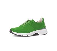 Gabor Low-Top Damen Sneaker 66.897 - Damen Schuhe mit Herausnehmbares Wechselfußbett für Einlagen - Frauen Halbschuhe - Verde 34