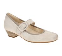 Gabor comfort Gabor Malta Pumps grau metallic H-Weite 66.139.14 für Damen, beige, Gr. 40 ½ EU / 7 UK
