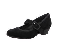 Gabor Malta Pumps schwarz Samt H-Weite 66.139.47 für Damen, schwarz, Größe 40 EU / 6,5 UK