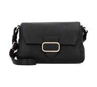 Gabor Umhängetasche Melora M, 26,5 cm, Polyurethan, leicht genarbt, Schwarz, gold