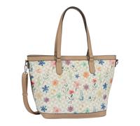 Gabor bags Meria Flower Damen Shopper Umhängetasche Reißverschluss Groß Mehrfarbig