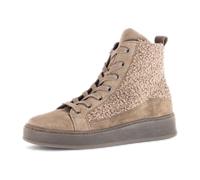 Gabor Mid Sneaker Boots braun Velour Fell 76.776.34 - Größe 39