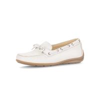 Mokassin GABOR "Mokassin", Damen, Gr. 40,5, weiß, Schuhe Mokassin (12600103-40,5) weiß