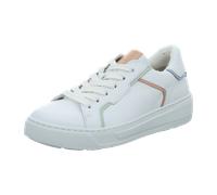 Gabor Damen Low-Top Sneaker, Frauen Halbschuhe,Best Fitting,Laufschuhe,schnürschuhe,schnürer,Business,Freizeit,Weiss/Pastell,38 EU / 5 UK