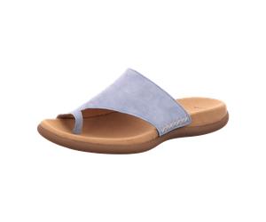 Gabor Pantolette bis 30mm Absatz für Damen, blau, Größe 40 EU