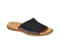 Gabor Pantolette blau Nubuck 03.705.16 für Damen, blau, Größe 41 EU