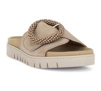 Gabor Pantolette Samtchevreau Beige Damen Größe 41 Modell 83.745