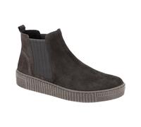 Gabor Damen Chelsea Boots - Boots mit Wechselfußbett - Damen Stiefeletten mit Warmfutter - Flache Stiefel mit Abrollsohle - Pepper 19