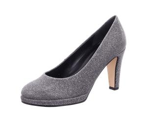 Gabor Plateau Pumps für Damen, silber, Größe 40 ½ EU / 7 UK