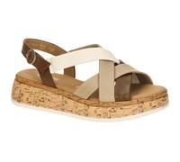 Gabor Plateau Sandale braun taupe Nappa 82.743.54 - Größe 37.5