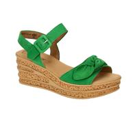 Gabor Damen Keilsandalen, Frauen Sandalen,Sommerschuhe,Freizeitschuhe,offene Schuhe,Strandschuhe,Keilsandaletten,Keilabsatz,Verde,42 EU / 8 UK