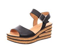 Gabor Plateau Sandale schwarz Nappa 64.651.27 für Damen, schwarz, Größe 35 ½ EU / 3 UK