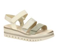 Gabor Plateau Sandalen beige grün kombi 84.620.69 - Größe 39