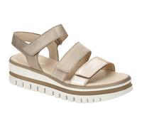 Gabor Plateau Sandalen beige Metallic 64.620.62 - Größe 38