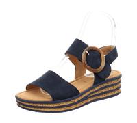 Gabor Plateau Sandalen für Damen, blau, Größe 40 EU / 6,5 UK