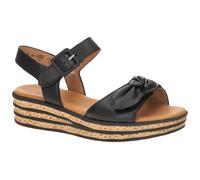 Gabor Plateau Sandalen schwarz Nappa 84.553.27 - Größe 35.5