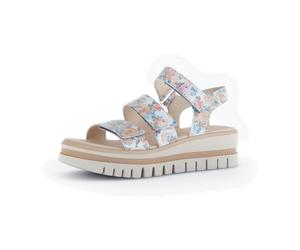 Gabor Plateau Sandalen weiß bunt 64.620.30 für Damen, bunt, Größe 36 EU / 3,5 UK