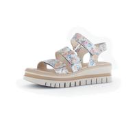 Gabor Plateau Sandalen bunt Blumenmuster 64.620.30 für Damen, bunt, Gr. 38 ½ EU / 5,5 UK