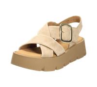 Gabor Plateau Sandaletten für Damen, beige, Größe 37 ½ EU / 4,5 UK
