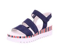 Gabor Plateau Sandaletten für Damen, blau, Größe 43 EU / 9 UK