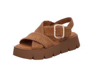 Gabor Plateau Sandaletten für Damen, braun, Größe 35 ½ EU / 3 UK