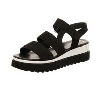Gabor Plateau Sandaletten für Damen, schwarz, Größe 37 ½ EU / 4,5 UK