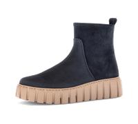 Gabor Plateau Stiefelette blau Velour 76.780.46 - Größe 36