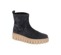 Gabor Plateau Stiefelette blau Velour 76.780.46 - Größe 41