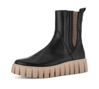 Gabor Plateau Stiefelette schwarz beige 76.781.67 für Damen, schwarz, Größe 39 EU / 6 UK