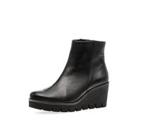 Gabor - Plateau Stiefeletten Glattleder schwarz schwarz - Gr. - 38 EU | 5 UK
