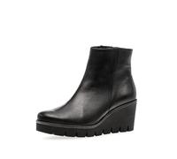 Gabor - Plateau Stiefeletten Glattleder schwarz schwarz - Gr. - 6.5 UK