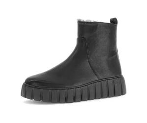 Gabor Plateau Winter Stiefelette schwarz Lammfell 76.780.91 für Damen, schwarz, Größe 38 EU / 5 UK
