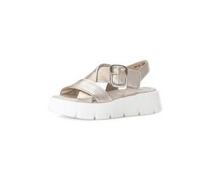 Gabor - Plateausandalette gold - Gr. - 6½ UK