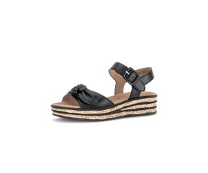 Gabor - Plateausandalette schwarz - Gr. - 38 EU | 5 UK