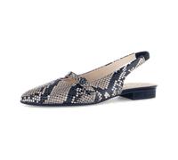 Gabor Damen Slingpumps, Frauen Absatzschuhe,Abendschuhe,Court Shoes,Slingback,knöchelriemchen,high Heels,Heels,Natur/schwarz,39 EU / 6 UK