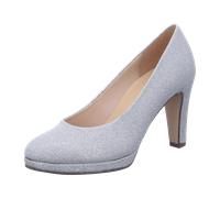 Gabor Damen Klassische Pumps, Frauen Absatzschuhe,stöckelschuhe,Businessschuhe,büro,Office,elegant,high Heels,Heels,Silber,40 EU / 6.5 UK