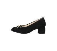 Gabor Pumps Veloursleder Schwarz/Gold - 39