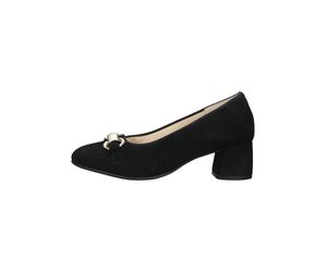 Gabor Pumps Veloursleder Schwarz/Gold - 39