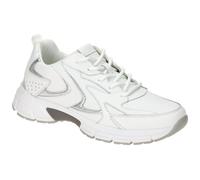 Gabor Retro Sneaker Schuhe weiß silber metallic 66.606.50 - Größe 38