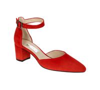 Gabor Riemchen Pumps rot fire Samt 61.340.15 - Größe 38