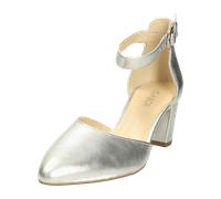 Gabor Riemchenpumps für Damen, silber, Größe 37 ½ EU / 4,5 UK