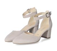 Gabor Riemchenpumps - Gr. 44 - Beige - Rauleder