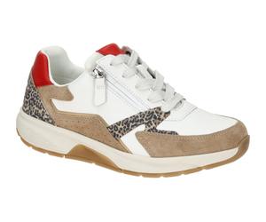 Gabor ROLLINGSOFT 86.878.68 weiß - bequeme Halbschuhe für Damen - Größe 40.5