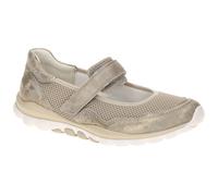 Gabor Damen Schuhe RollingSoft Mary-Jane 86.961.95 Grau/Gold Größe 43